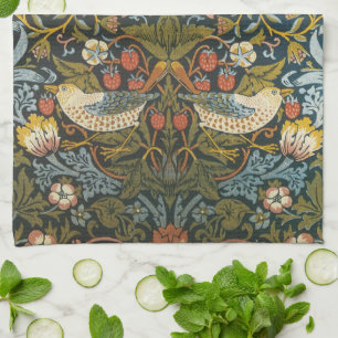 Den antika victorianen William Morris blommar Kökshandduk