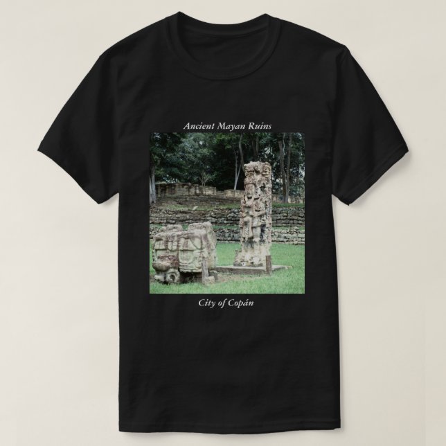 Den antike Mayan Culture Copan Ruins Honduras Clas Tröja (Design framsida)