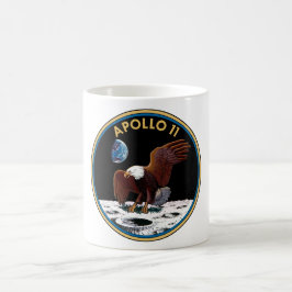 Den Apollo 11 beskickningen lappar muggen Kaffemugg