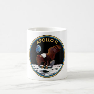 Den Apollo 11 beskickningen lappar muggen Kaffemugg