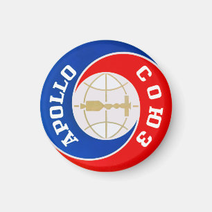 Den Apollo-Soyuz beskickninglogotypen Magnet
