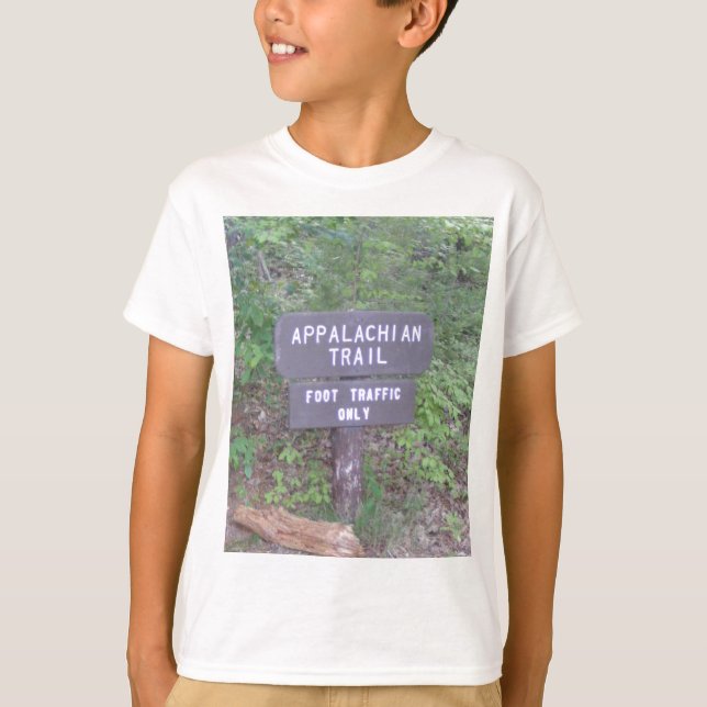 den appalachian slingavandringsledet undertecknar tee (Framsida)