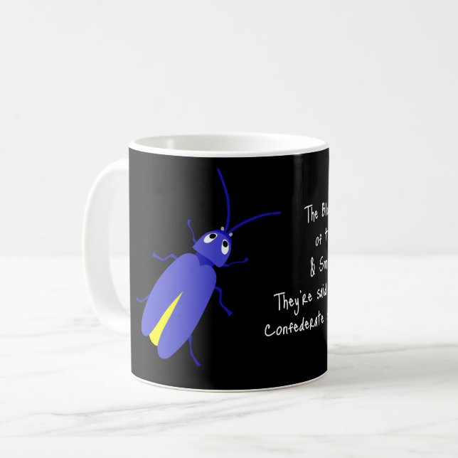 Den Appalacianska blå blixten Kryp Kaffemugg (Framsida vänster)