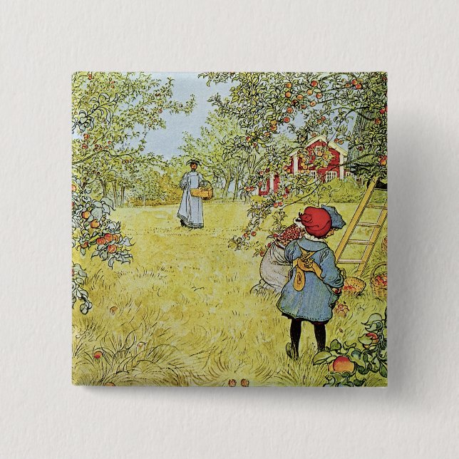 Den Apple skörden Knapp (Framsida)
