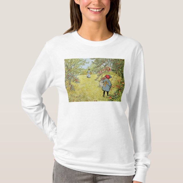 Den Apple skörden Tee (Framsida)