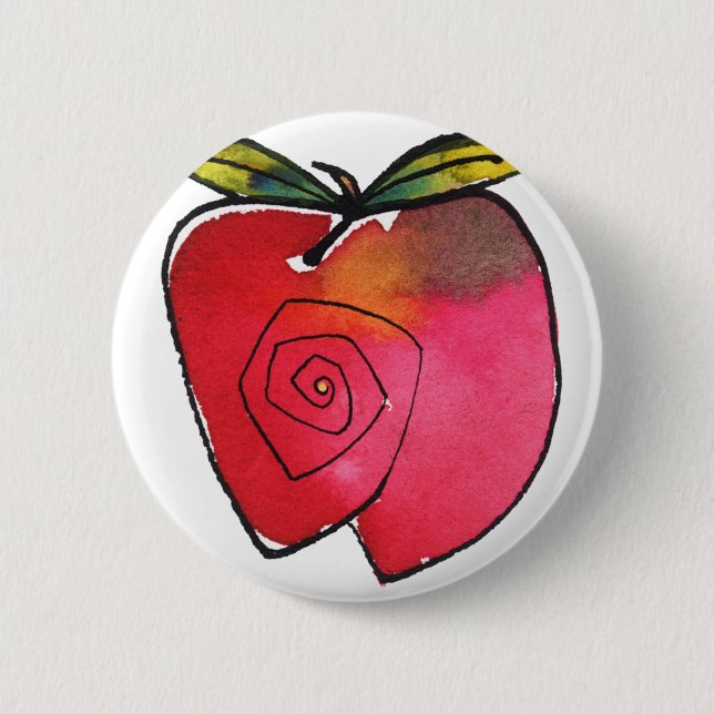 Den Apple stollig knäppas Knapp (Framsida)