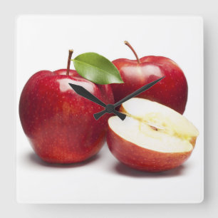 Den Apple väggen tar tid på Fyrkantig Klocka