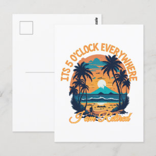 Den är 5 var som helst, jag är pensionerad vykort