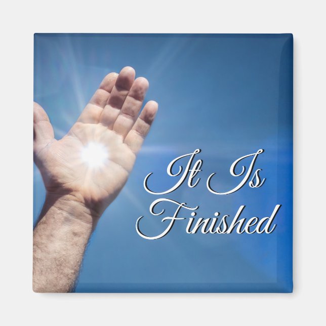 Den är Avslutat Magnet (Framsidan)