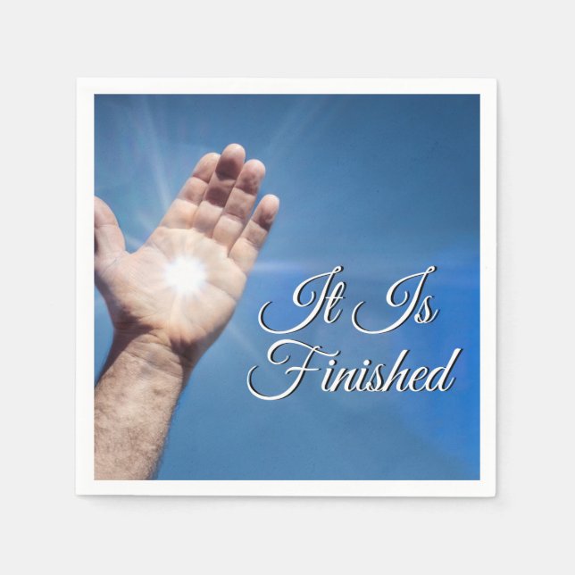 Den är Avslutat Pappersservett (Framsidan)