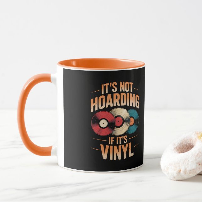 Den är inte hotande om vinylen mugg (Med munk)