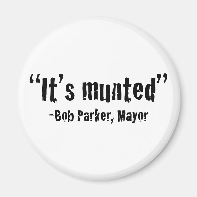 Den är munslagen magnet (Framsidan)