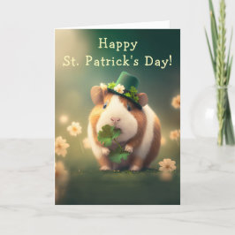 Den ärade guineanska Gris St. Patrick's Day Helgkort