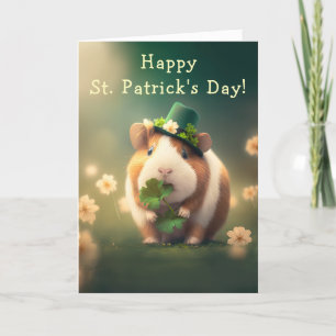 Den ärade guineanska Gris St. Patrick's Day Helgkort