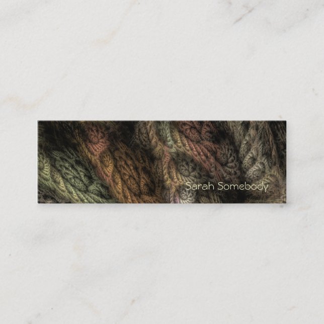 Den Aran fractalen profilerar kortet Mini Visitkort (Framsida)