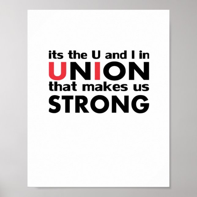 Den arbetsunion som gör oss starkt klassiska poster (Framsidan)