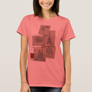 Den Architectual ömt ställe skissar T-tröja Tee Shirt