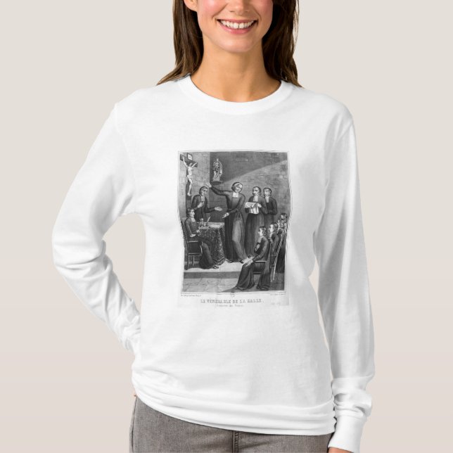 Den ärevördiga Sanktt Jean-Baptiste de La Salle T-shirt (Framsida)