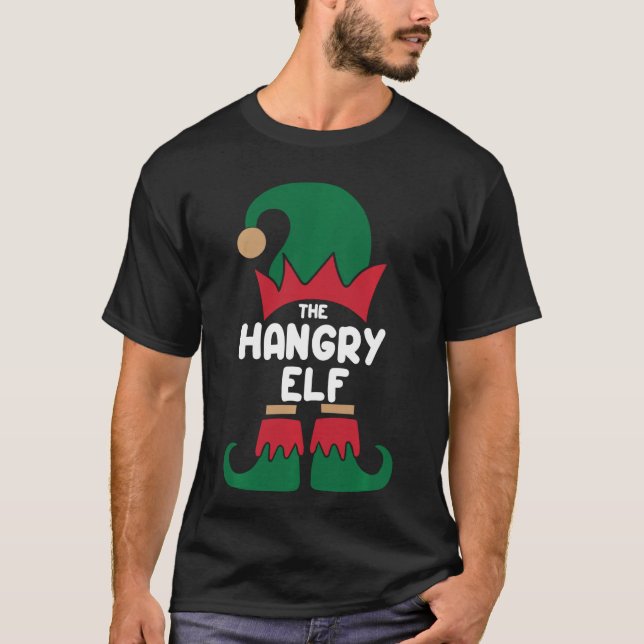 Den arga Elf Shirts Matching Family Group T Shirt (Framsida)