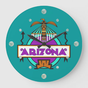 Den Arizona Totemväggen tar tid på Stor Klocka