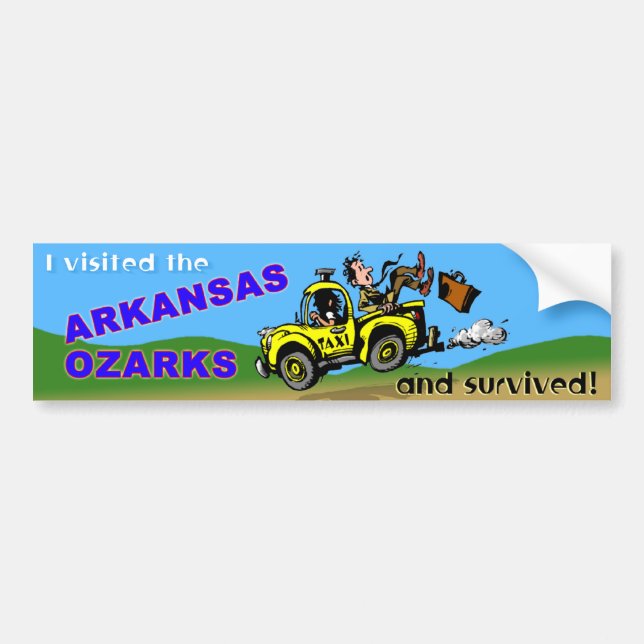 Den Arkansas besökareöverlevanden Bildekal (Framsidan)