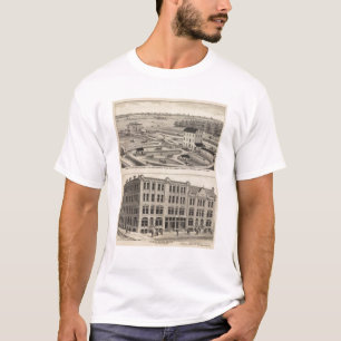 Den Arkansas stadsrullen mal länet, Kansas T-shirt