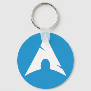 Den ärke- Linuxlogotypen knäppas Nyckelring