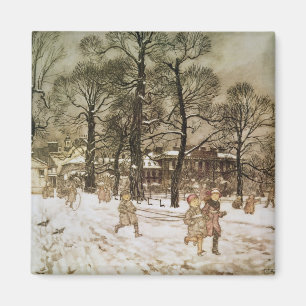 Den Arthur Rackham vintern i Kensington arbeta i Magnet