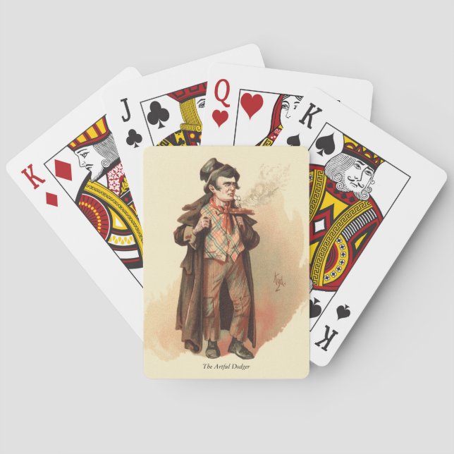 Den artliga doggern av Kyd, Dickens Oliver Twist Casinokort (Baksidan)