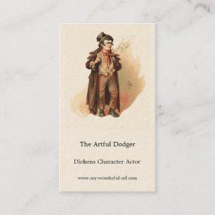 Den artliga doggern av Kyd, Dickens Oliver Twist Visitkort