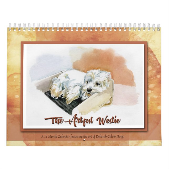 Den artliga Westie A 12-månaderskalendern av Borgo Kalender (Omslag)