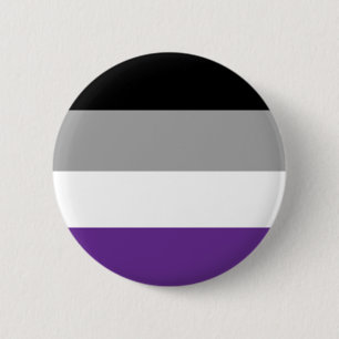Den Asexual flagga knäppas Knapp