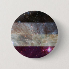 Den Asexual nebulaflagga klämmer fast Knapp