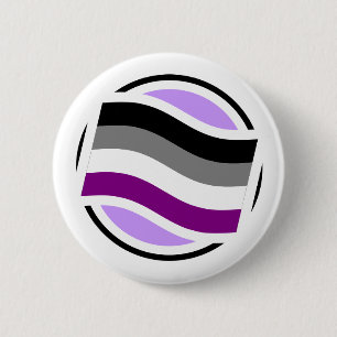 Den Asexual Pop-Uppdefinitionsymbolen knäppas Knapp