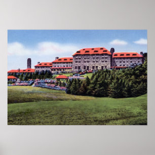 Den Asheville North Carolina dungen parkerar Poster
