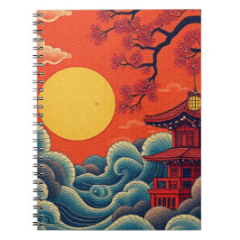 Den asiatiska stillasittens inspirerade fotopatbok anteckningsbok