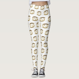 Den astrologiska Zodiacteckensolen undertecknar Leggings