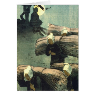 Den återgång 1907en hälsningskort