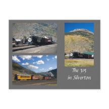 Den återställda D&RG 315 i Silverton