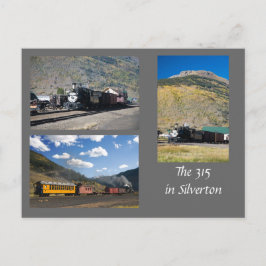 Den återställda D&RG 315 i Silverton Vykort