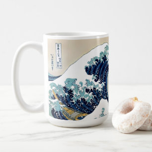 Den återställda underbaren vinkar av Kanagawa vi Kaffemugg