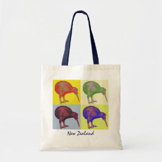 Den återvinningsbara KIWIEN POP-ART hänger lös Tygkasse