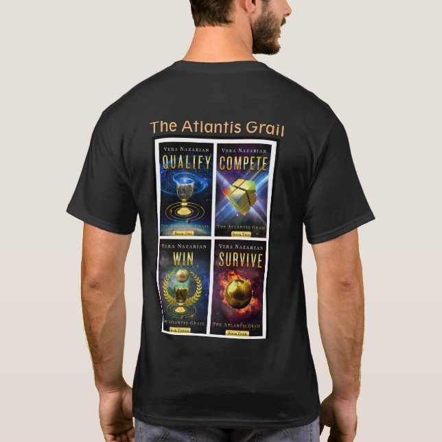 Den Atlantis gralen - drakeutmärkelsefinalist 2018 T Shirt (Baksida)