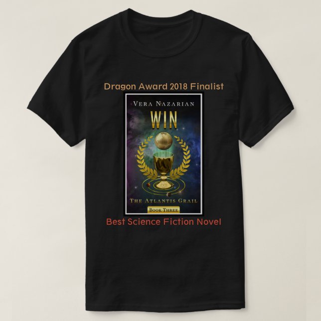 Den Atlantis gralen - drakeutmärkelsefinalist 2018 T Shirt (Design framsida)