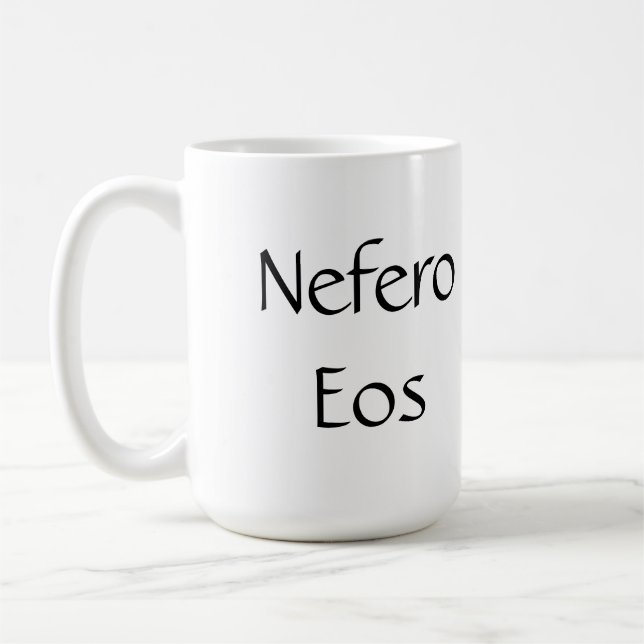 Den Atlantis gralen - Nefero Eos-mugg Kaffemugg (Vänster)