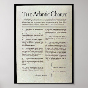 Den atlantiska chartern poster