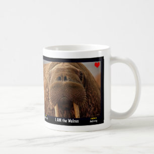 Den atlantiska valrossen utsättas för fara kaffemugg