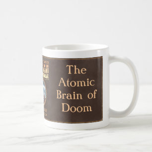 Den atom- hjärnan av doomen kaffemugg
