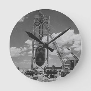 Den atom- jumbon bombarderar placerat för Trinity Rund Klocka