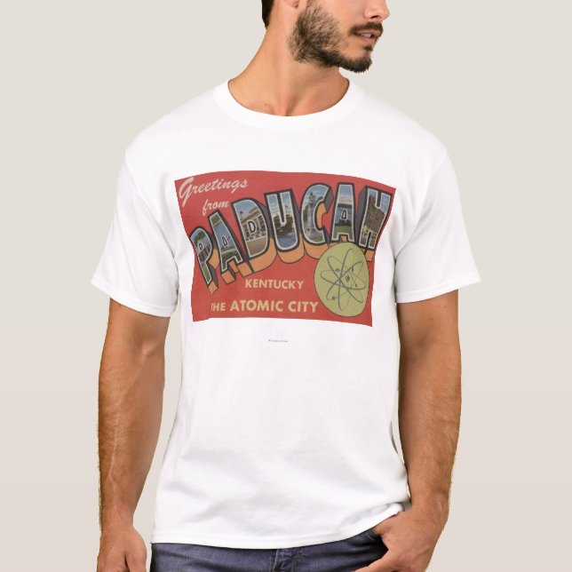 Den atom- staden - stora brevplatser tee (Framsida)